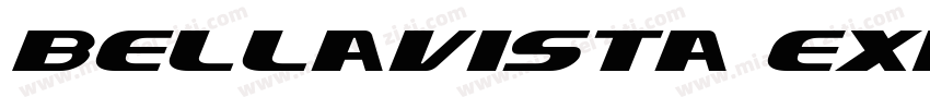 Bellavista Expanded字体转换